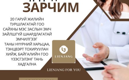 LIENJANG plastic surgery "Эмнэлгийн зарчим"
